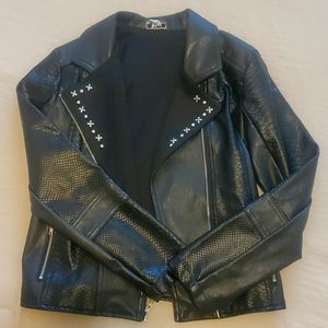 Like New Disney Faux Leather Jacket